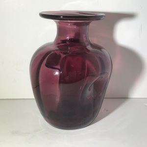 Small Purple Glass Vase